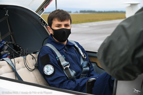 Portrait d’une jeune recrue des escadrilles air jeunesse à Luxeuil