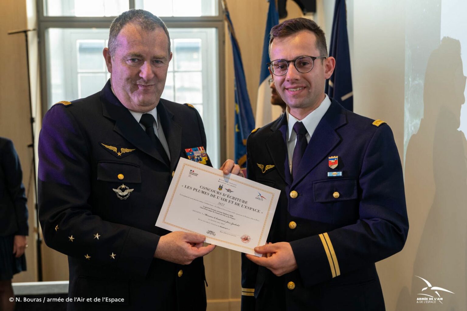 Remise des prix du concours d’écriture « Plumes de l’Air et de l'Espace" 2023